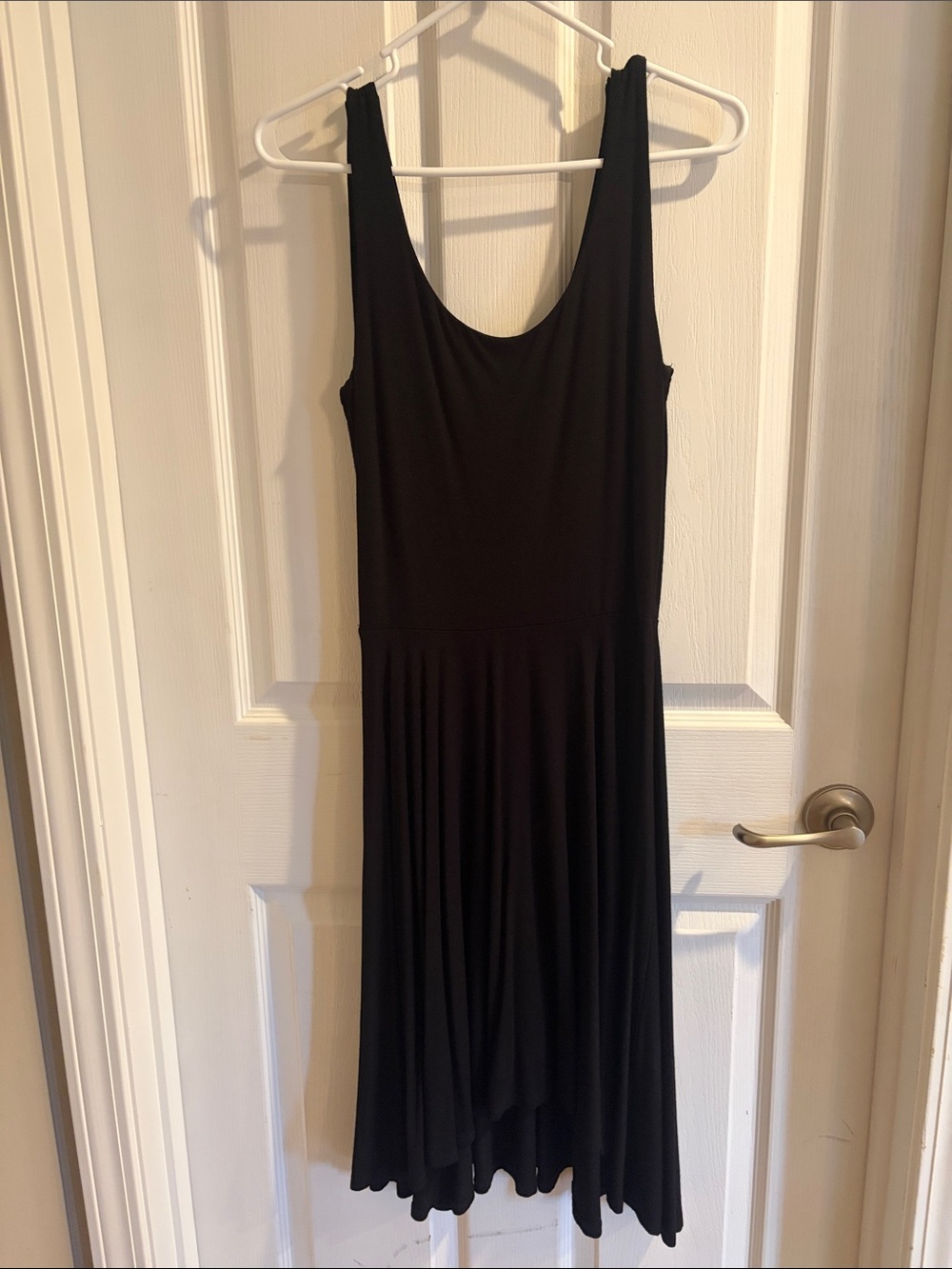 Cynthia Rowley Black Sleeveless Scoop Midi Dress